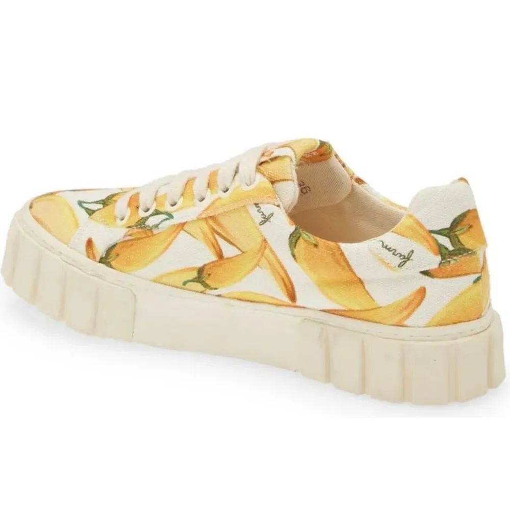 Farm Rio pepper print platform sneakers size 8 NWB - Picture 2 of 5